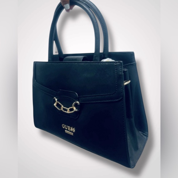 GUESS Factory Women's Kaito Satchel Black - Picture 5 of 5